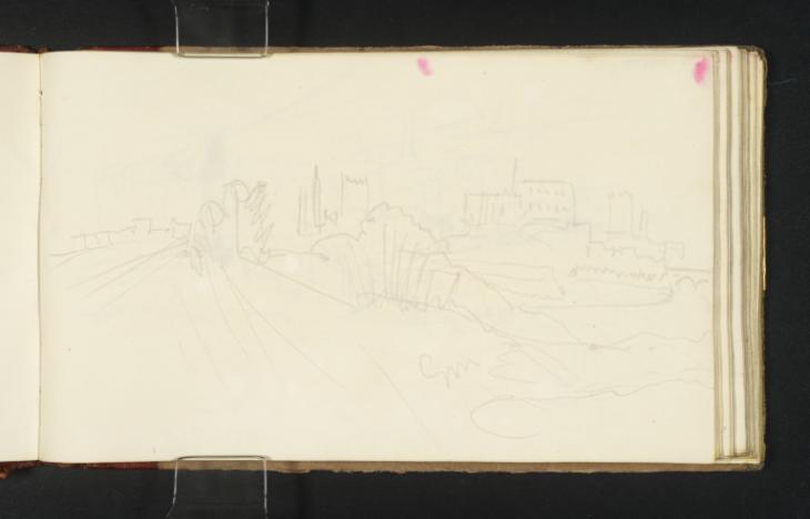 Joseph Mallord William Turner, ‘Chester and the River Dee from near Grosvenor Bridge’ ?1831