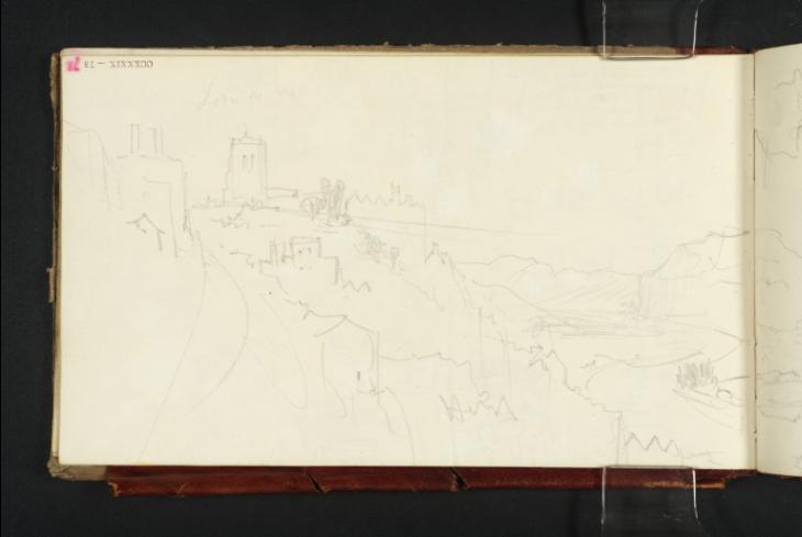 Joseph Mallord William Turner, ‘Bridgnorth: Looking down to the River Severn’ ?1831