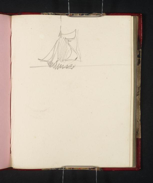 Joseph Mallord William Turner, ‘A Sailing Boat at Sea’ c.1829-30