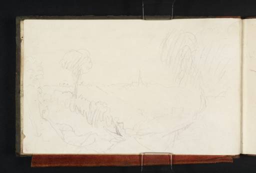 Joseph Mallord William Turner, ‘View near Petworth, with the Church in the Distance’ c.1827