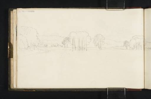 Joseph Mallord William Turner, ‘Sketch for 'Petworth Park: Tillington Church in the Distance'’ c.1827