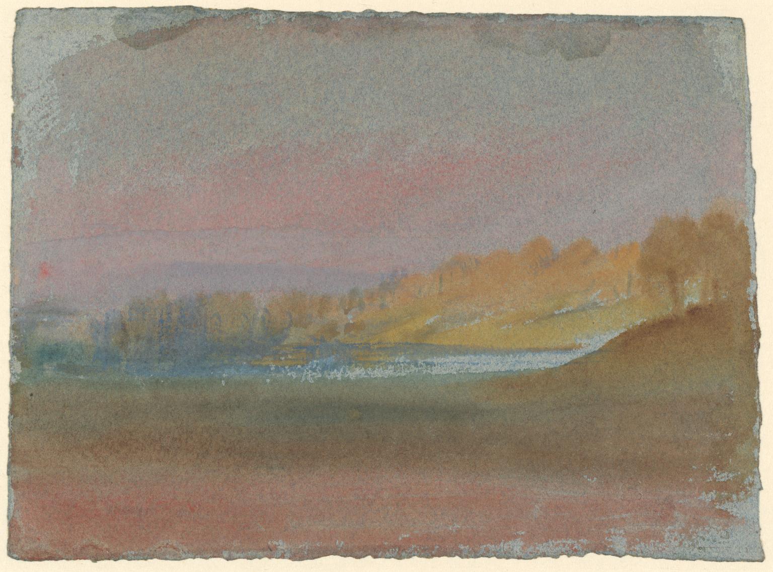 The View from Petworth House, with Lawn Hill and Petworth Lake