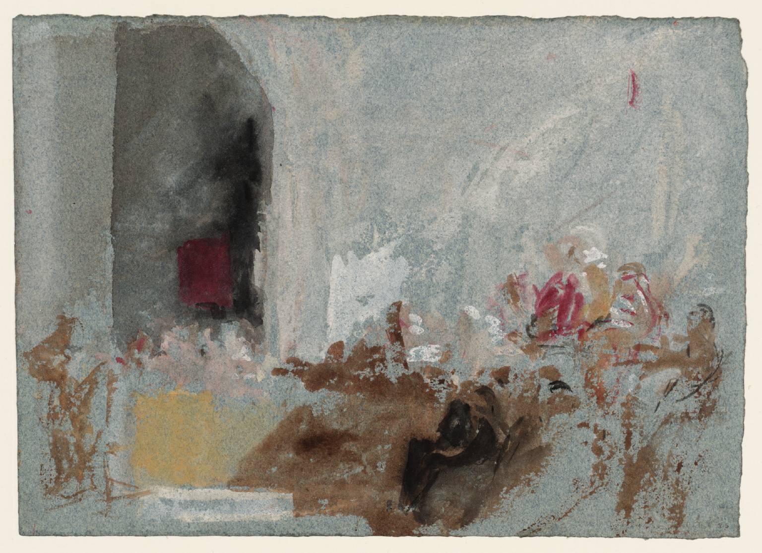 The South Gallery of Petworth Church: The Pulpit on the Left