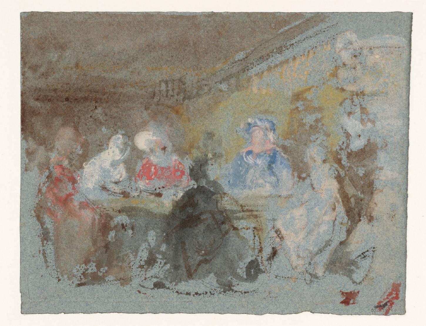 Ladies Seated round a Table