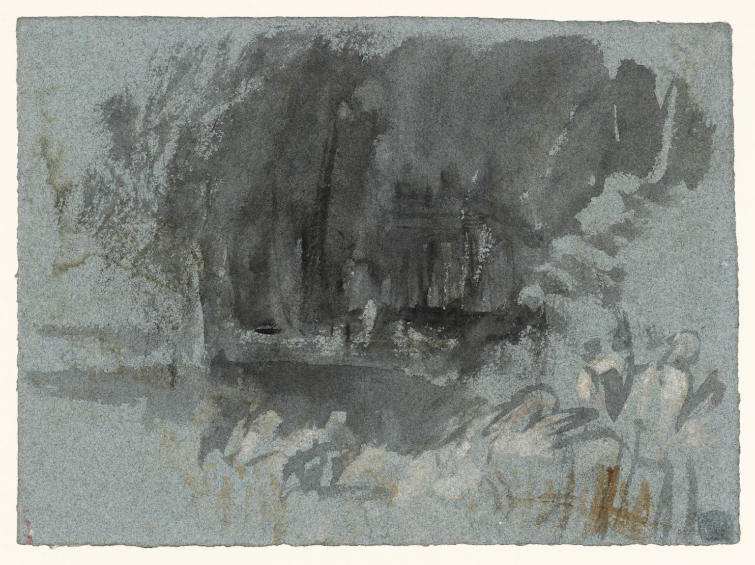 A Wooded Glade: Colour Beginning