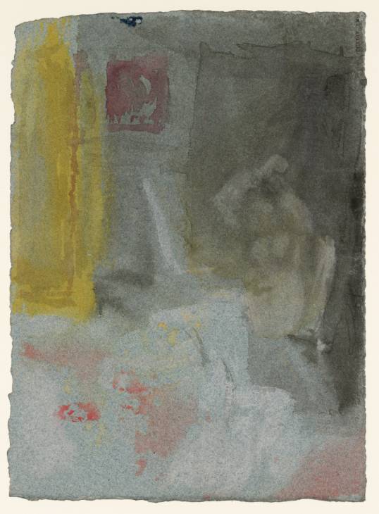 Joseph Mallord William Turner, ‘Petworth House: A Bedroom with a Female Nude’ 1827