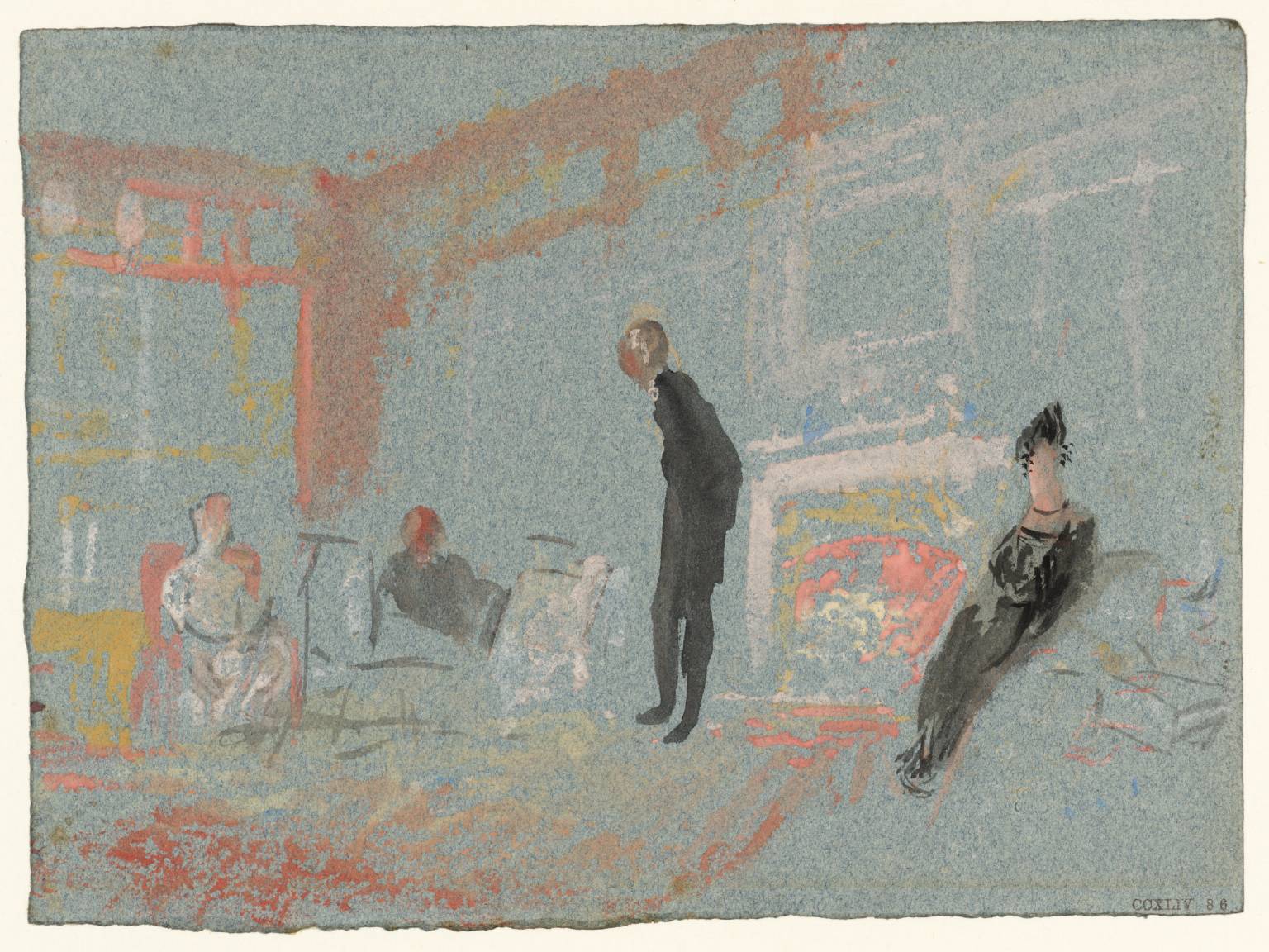 The Vicar on the Hearth Rug