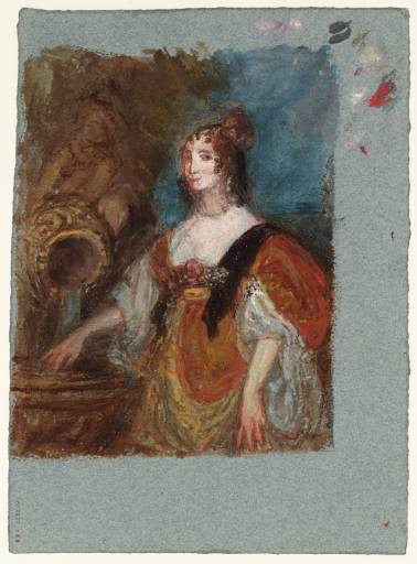 Joseph Mallord William Turner, ‘A Copy of Van Dyck's Portrait of Lucy Percy, Countess of Carlisle, at Petworth House’ 1827