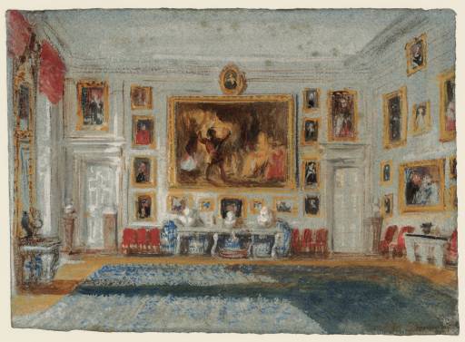 Joseph Mallord William Turner, ‘Petworth House: The South Wall of the Square Dining-Room’ 1827
