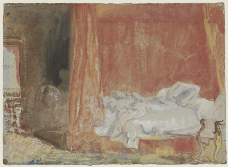 Joseph Mallord William Turner, ‘Petworth House: The Empty Bed’ 1827
