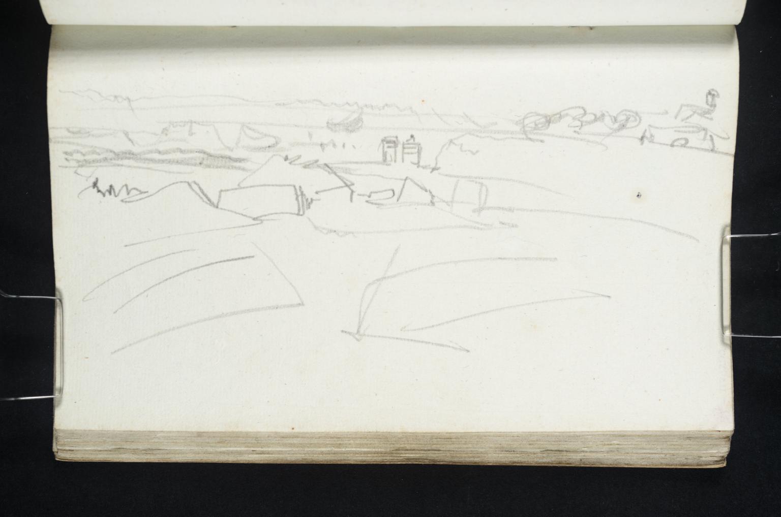 View over a Fortified Port, Perhaps at Quimper or Lorient