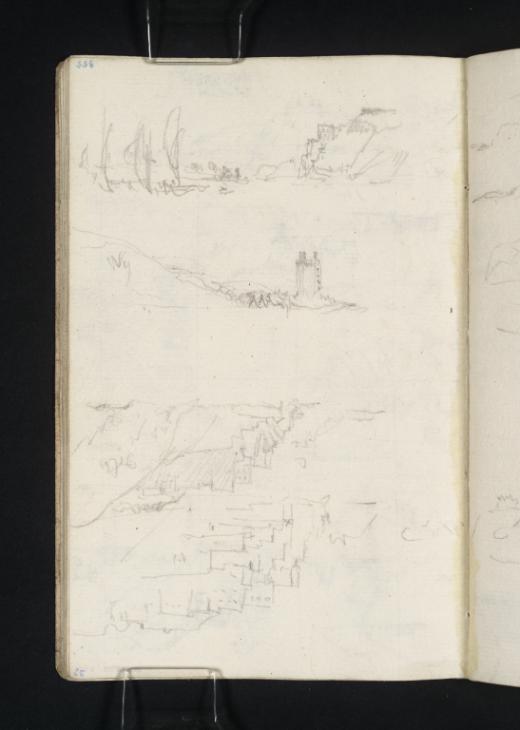 Joseph Mallord William Turner, ‘Folies Siffait; Tower of Oudon, Loire Valley’ 1826