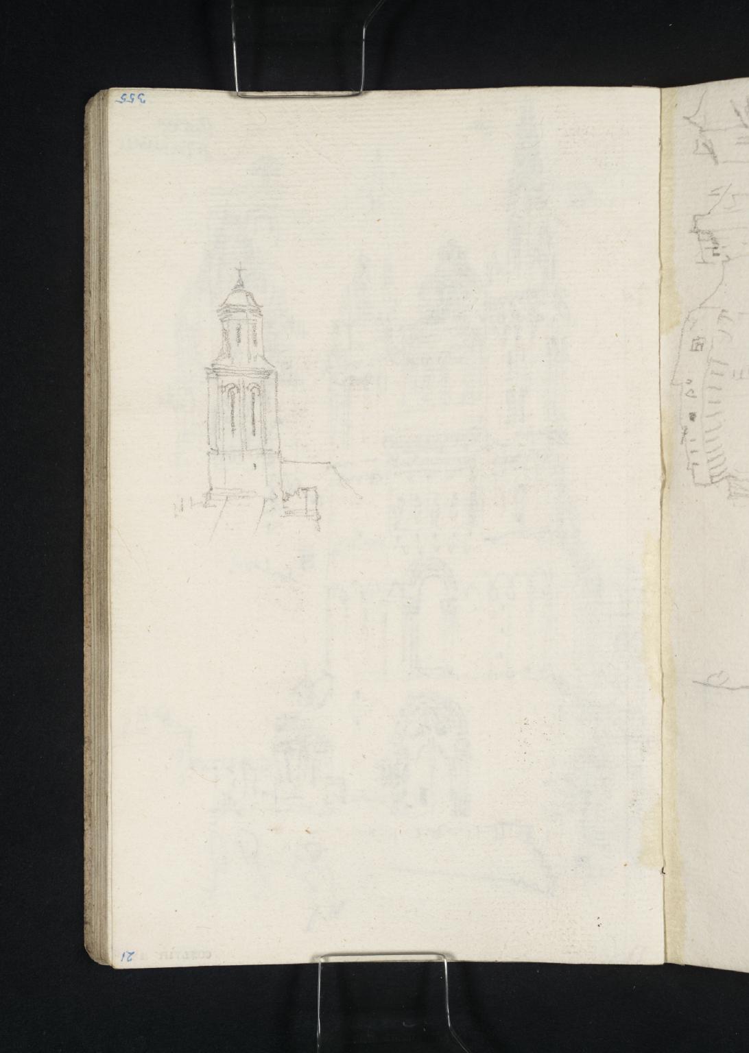 Angers: The Tower of the Church of La Trinité in the Doutre