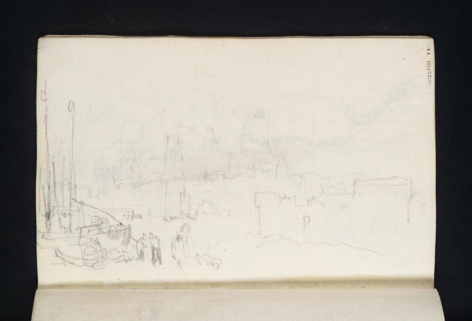 Angers: La Tour de la Haute-Chaine with the City Beyond (Outline)