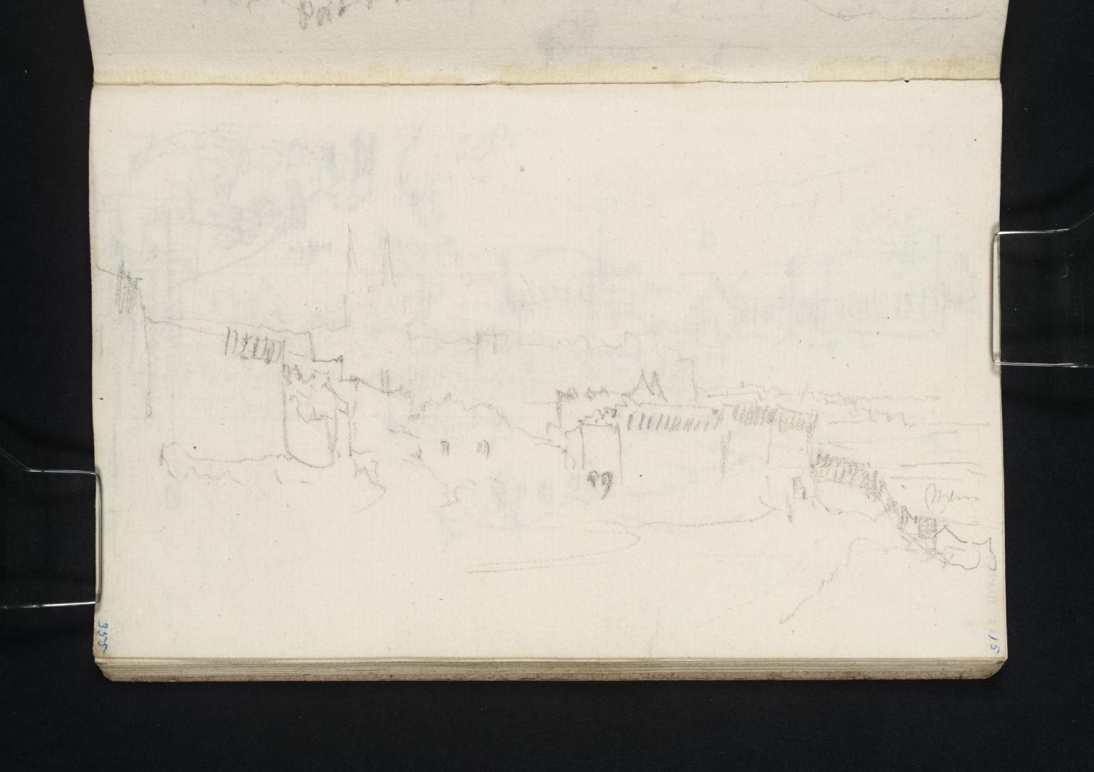 Angers: The Porte-Lyonnaise through the Ancient Ramparts, with the Cathedral Above