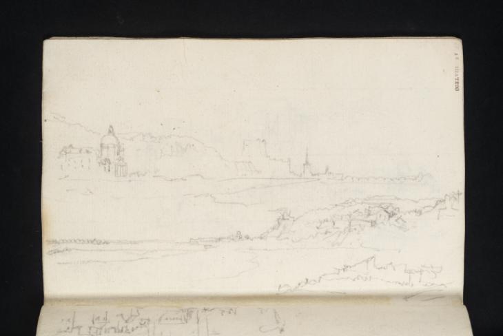 Joseph Mallord William Turner, ‘Saumur; Montsoreau and Candes St-Martin, Loire Valley’ 1826
