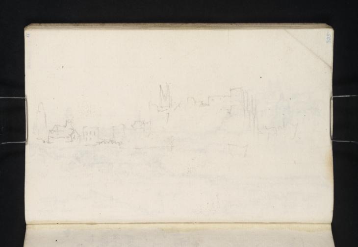 Joseph Mallord William Turner, ‘Castle Walls, Angers’ 1826