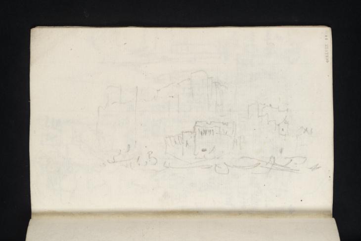Joseph Mallord William Turner, ‘Castle Walls, Angers’ 1826