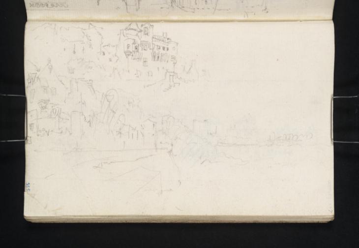Joseph Mallord William Turner, ‘Saumur; Château de Souzay, Loire Valley’ 1826