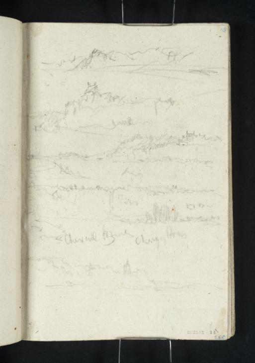Joseph Mallord William Turner, ‘Montlouis; Chouzy, Loire Valley’ 1826