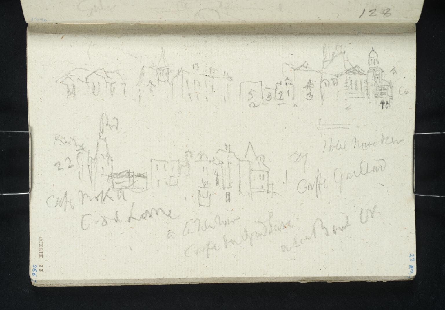 Blois: General Sketch of Buildings near the Cathedral