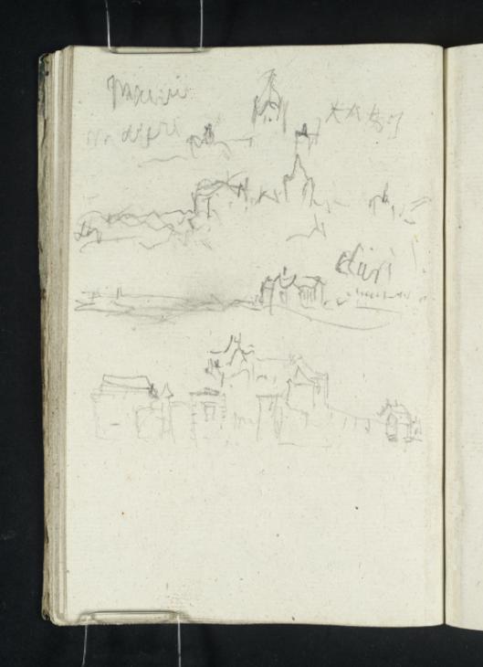 Joseph Mallord William Turner, ‘Meung-sur-Loire; Cléry-Saint-André, Loire Valley’ 1826