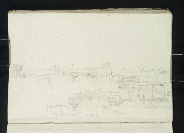 Joseph Mallord William Turner, ‘Palais Bourbon and Pont de la Concorde, Paris’ 1826