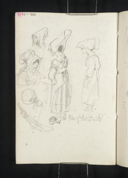 Joseph Mallord William Turner, ‘Figures in Local Dress, Normandy’ 1826