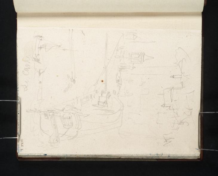 Joseph Mallord William Turner, ‘Boat; Honfleur, Normandy’ 1826