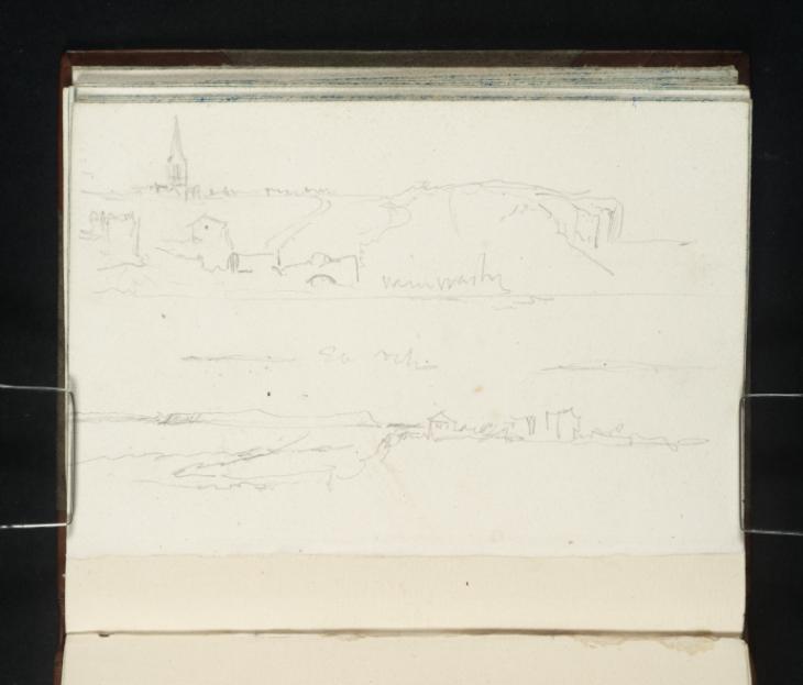 Joseph Mallord William Turner, ‘Coastal Terrain, Normandy’ 1826