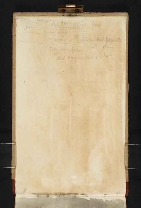 Joseph Mallord William Turner, ‘Sun, with Colour Notes’ ?1832