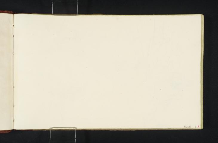 Joseph Mallord William Turner, ‘Blank’ ?1832 (Blank right-hand page of sketchbook)