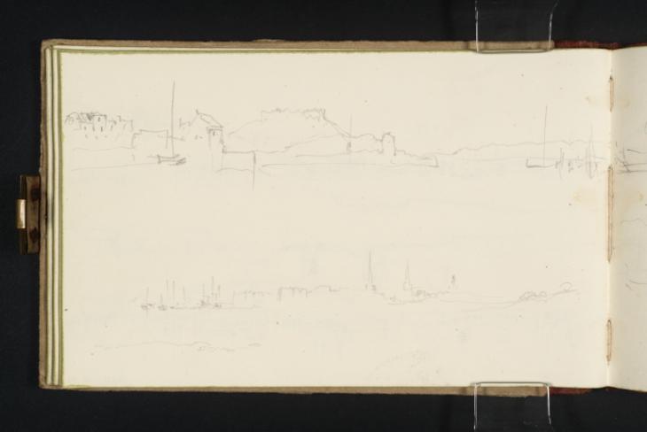 Joseph Mallord William Turner, ‘St Sampson Harbour, Guernsey; Southampton, Hampshire’ ?1832