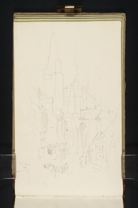 Joseph Mallord William Turner, ‘Church of Notre-Dame and a Street, Caudebec-en-Caux’ ?1832