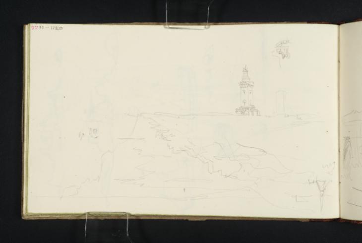 Joseph Mallord William Turner, ‘Lighthouses at Cap de la Hève, Normandy’ ?1832