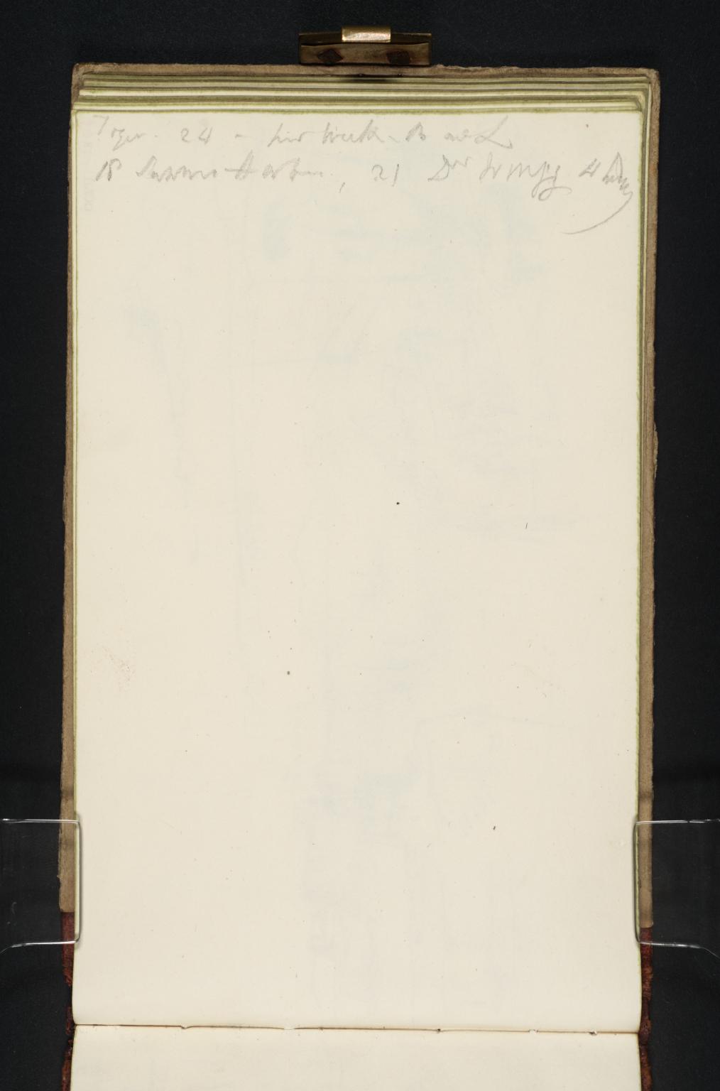 Joseph Mallord William Turner, 'Notes' ?1832 (J.M.W. Turner ...