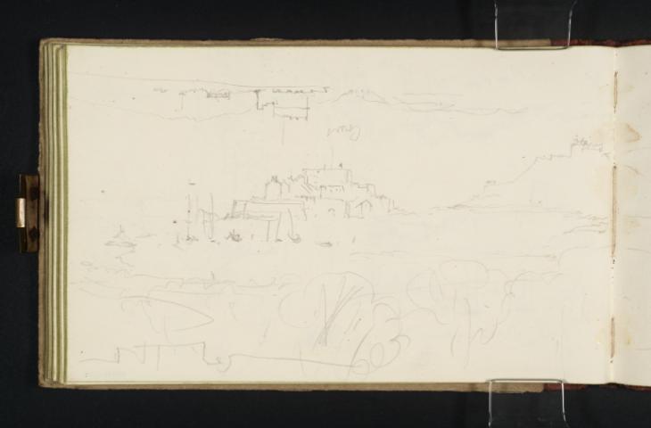 Joseph Mallord William Turner, ‘Castle Cornet; Defensive Structures, Guernsey’ ?1832