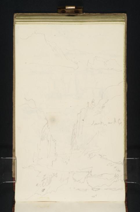 Joseph Mallord William Turner, ‘Rocky Coastal Terrain, Channel Islands’ ?1832
