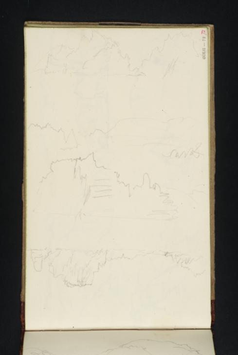 Joseph Mallord William Turner, ‘Rocky Coastal Terrain, ?Sark Island’ ?1832
