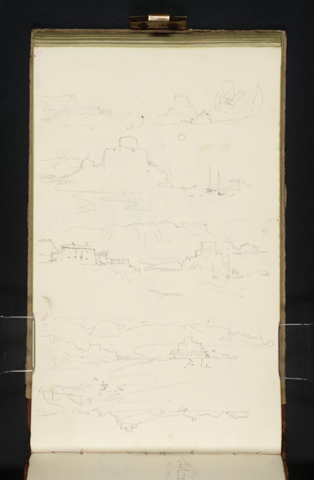 Bay, with Castle on Headland, Etc.
