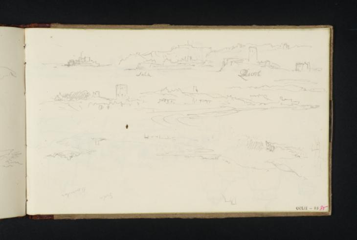 Joseph Mallord William Turner, ‘Coastal Defences, Guernsey’ ?1832