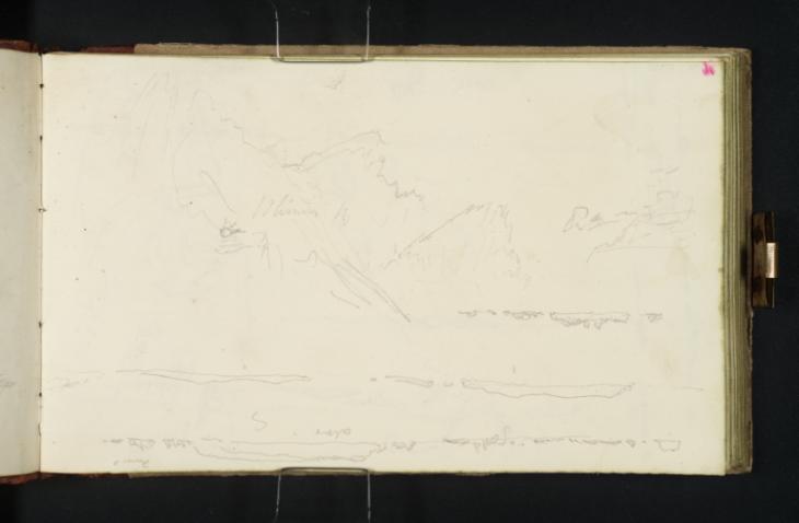 Joseph Mallord William Turner, ‘Jagged Cliffs; Rocky Reefs, Channel Islands’ ?1832