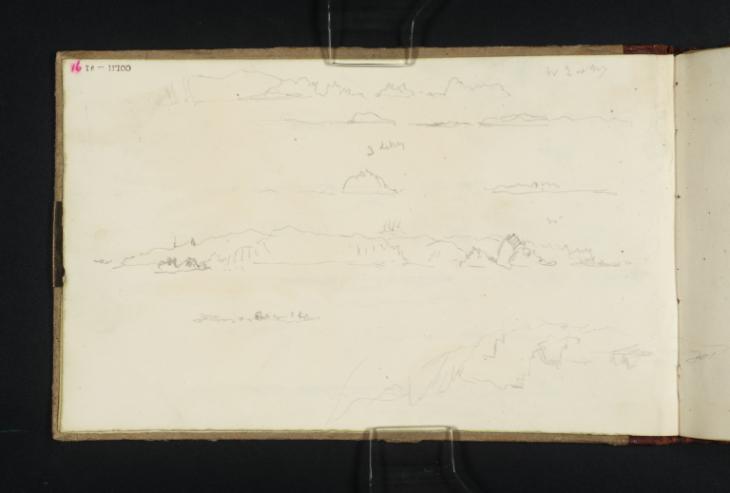 Joseph Mallord William Turner, ‘Jagged Cliffs and Rocks, Channel Islands’ ?1832