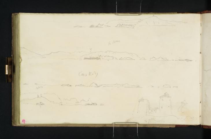 Joseph Mallord William Turner, ‘St Anne; The Caskets; Essex Castle, Alderney’ ?1832