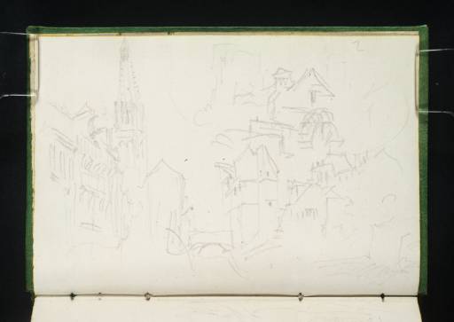 Joseph Mallord William Turner, ‘Street Scene with Bridge, Harfleur’ ?1829