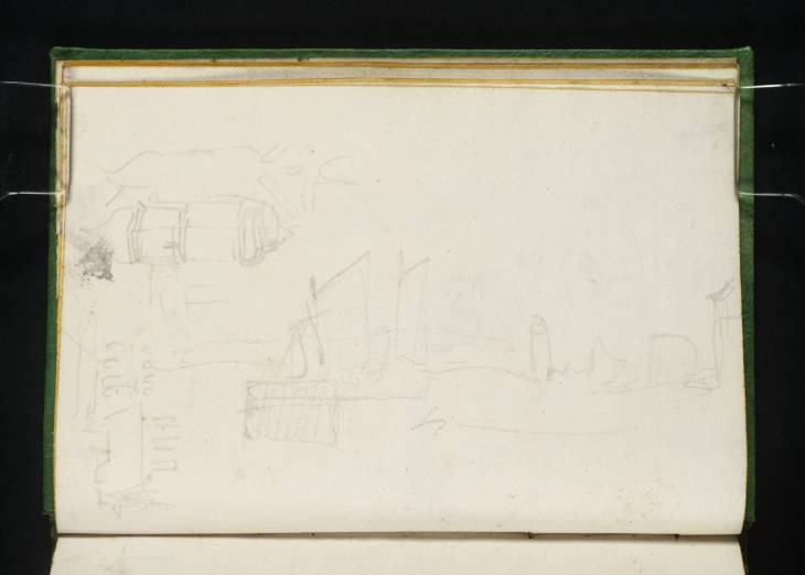 Joseph Mallord William Turner, ‘Honfleur; Detail of the Lieutenancy Building, Honfleur’ ?1829