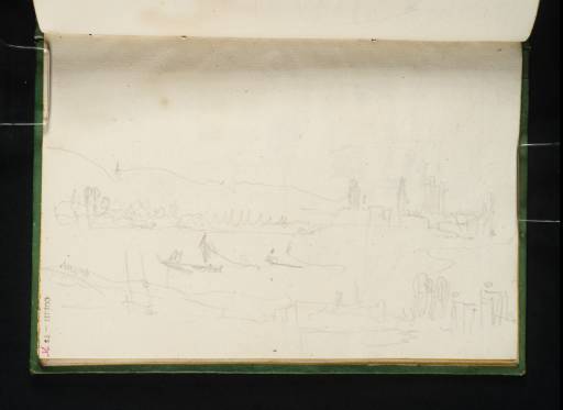 Joseph Mallord William Turner, ‘Rouen in the Distance, with the River Seine’ ?1829