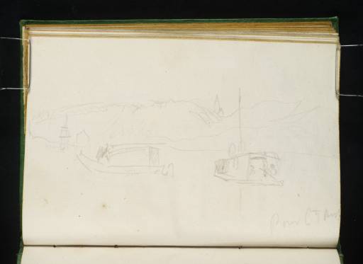 Joseph Mallord William Turner, ‘Boats at Canteleu’ ?1829