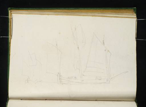 Joseph Mallord William Turner, ‘Sailing Vessels on the River Seine near Rouen’ ?1829