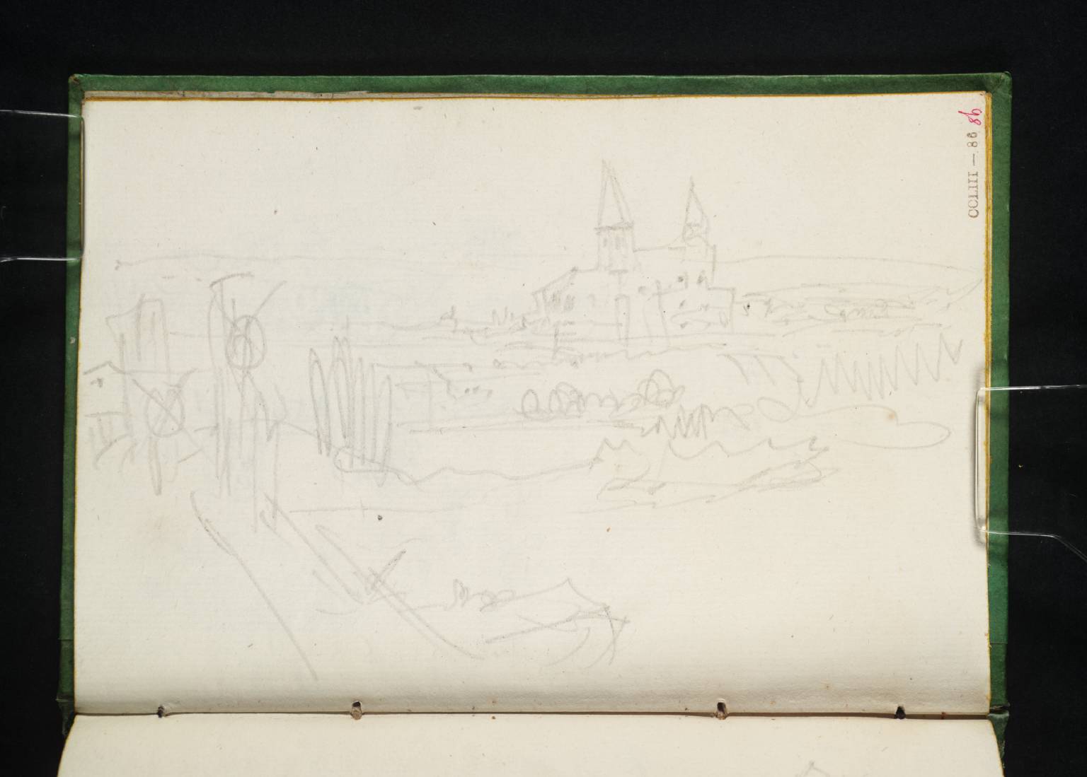 Town; Church with Two Towers